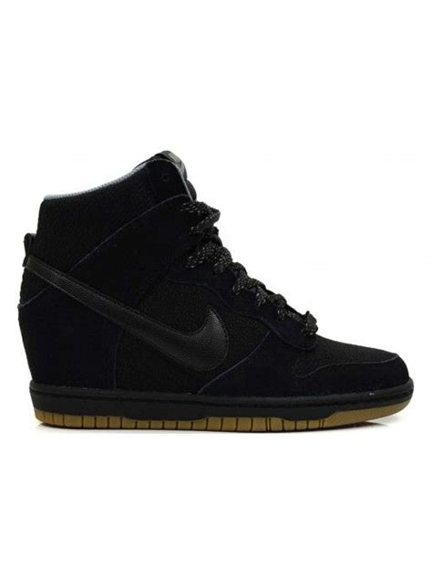 nike dunk sky hi dames sleehak sneakers zwart mijn nieuwste|wmns dunk sky hi sneakers.